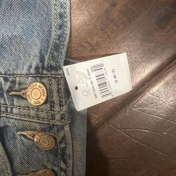 Gap kid’s denim overalls size 6-7 NWT - Picture 4 of 6